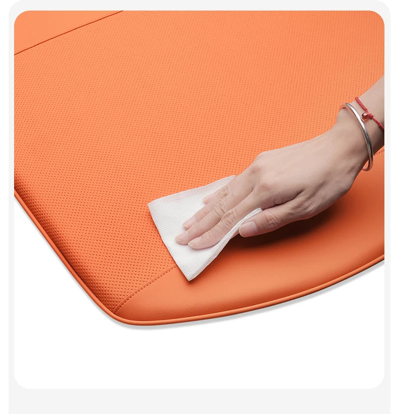 Breathable Car Seat Cushion – Universal Fit Seat Pad for Everyday Use - Delicate Leather