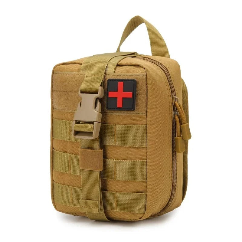 Outdoor Tactical Organizer Pouch – Waterproof MOLLE Gear & Tool Storage Bag - Delicate Leather