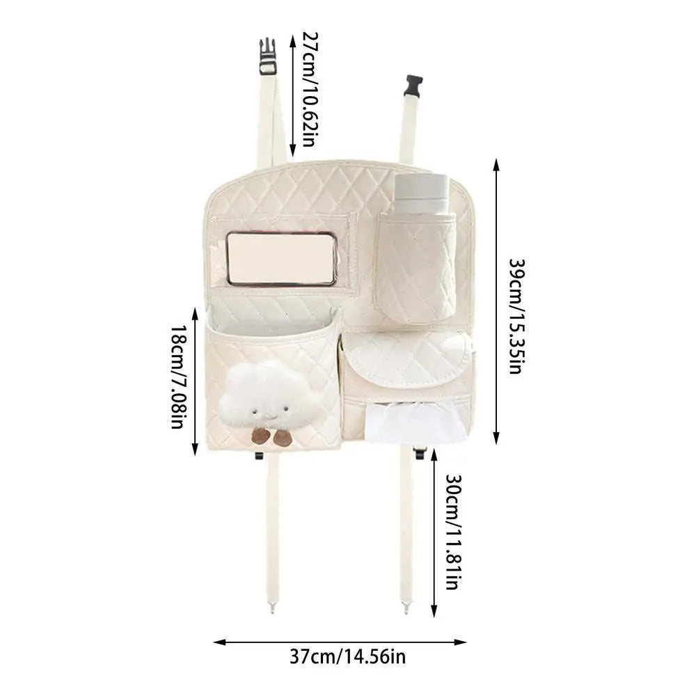 Cute Multifunctional Car Backseat Organizer – Travel Accessories for a Tidy Vehicle, Gift For Mother's Day 2025