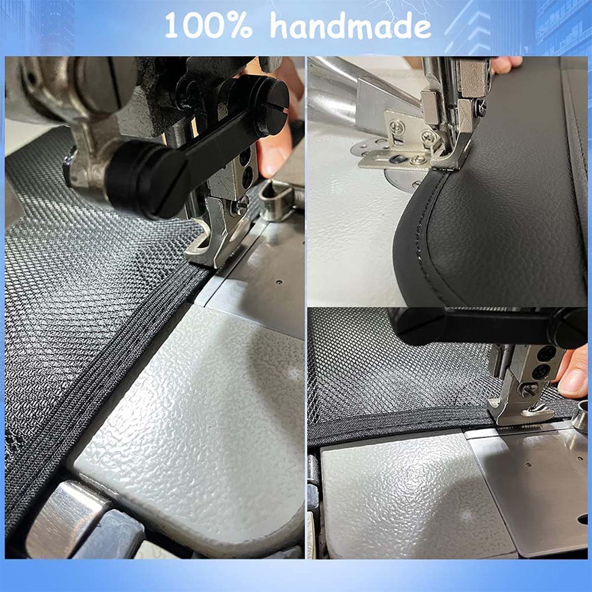 Backseat Organizer With Tablet Holder PU Leather, Custom-Fit For Car, Car Seat Back Protectors Kick With Foldable Table Tray Car Seat Organizer DLRA240 - Delicate Leather