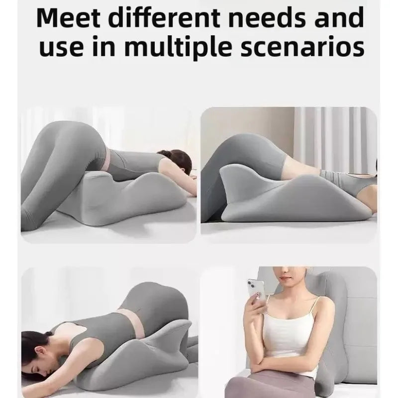 Multi-functional Lying Pillow – Comfortable & Breathable Memory Foam Pillow for Relaxation - Delicate Leather