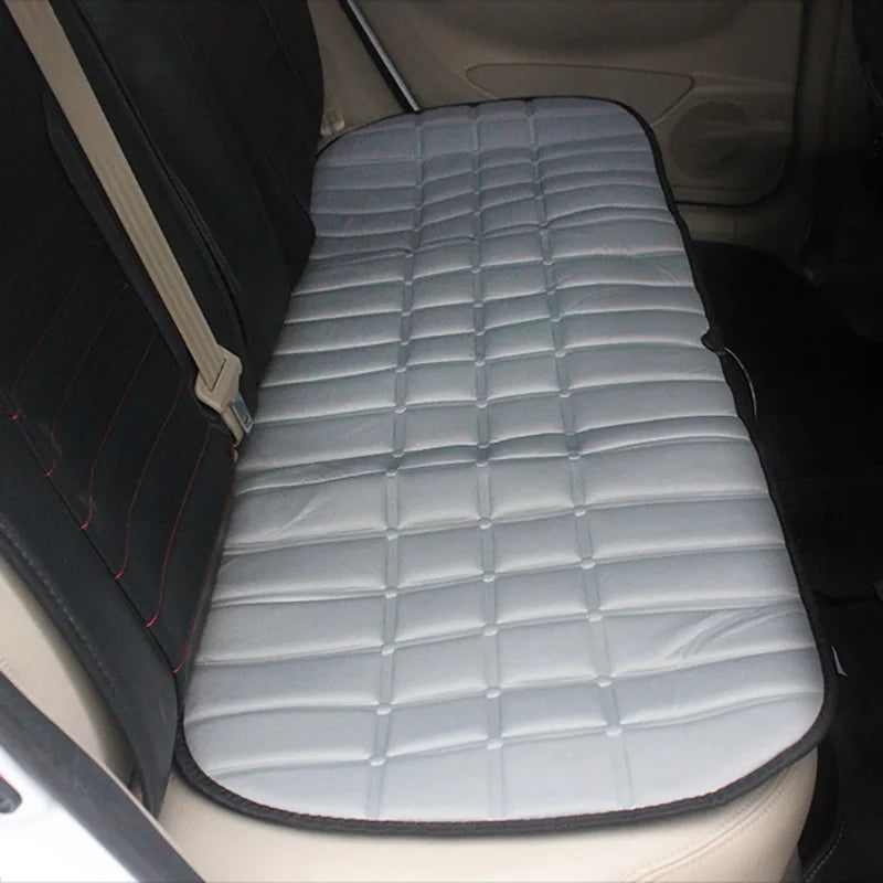 12V Car Rear Heated Seat Cushion – Universal Winter Heating Pad Cover, Soft Warming Mat Protector for Back Seat - Delicate Leather