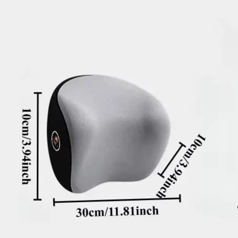 Car Headrest Neck Support Pillow – Memory Foam Seat Cushion, Breathable & Comfortable for In-Car Rest - Delicate Leather