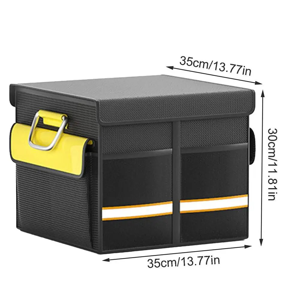 2024 Car Multi-Pocket Trunk Organizer Large Capacity Folding Storage Bag Trunk Stowing Tidying Trunk Organizer Car Accessories