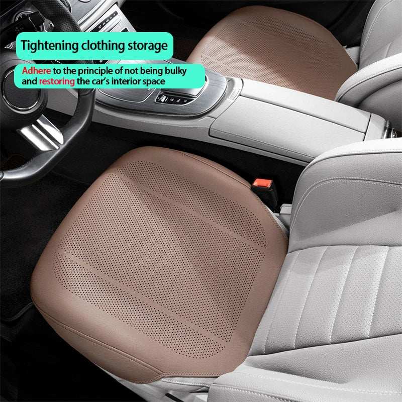 Four Season Universal Car Seat Cushion PU Leather Protector Mat - Breathable High Rebound Sponge Seat Cover - Interior Accessories - Delicate Leather