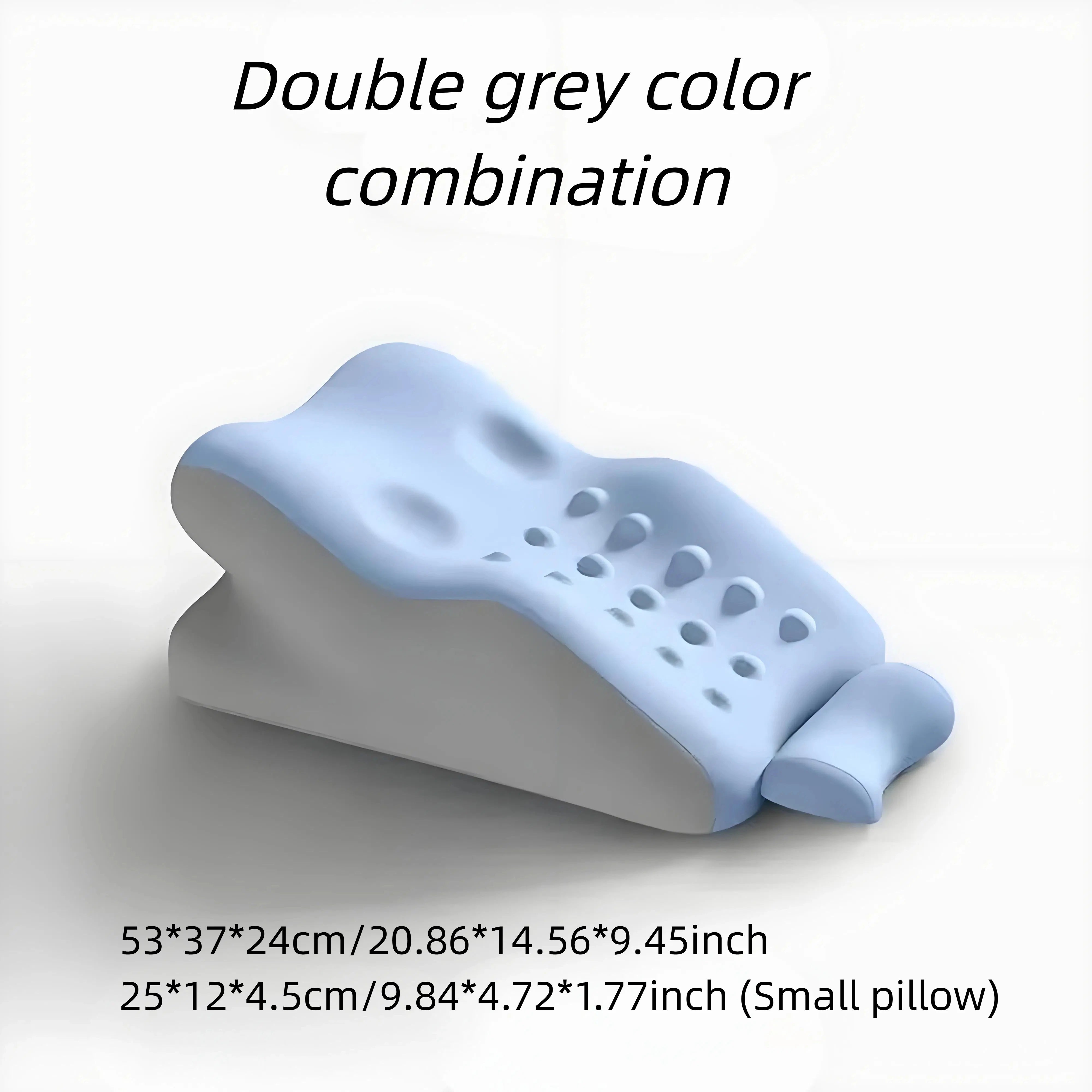 Multifunctional Lie Down Pillow – Memory Foam for Sleep & Reading - Delicate Leather