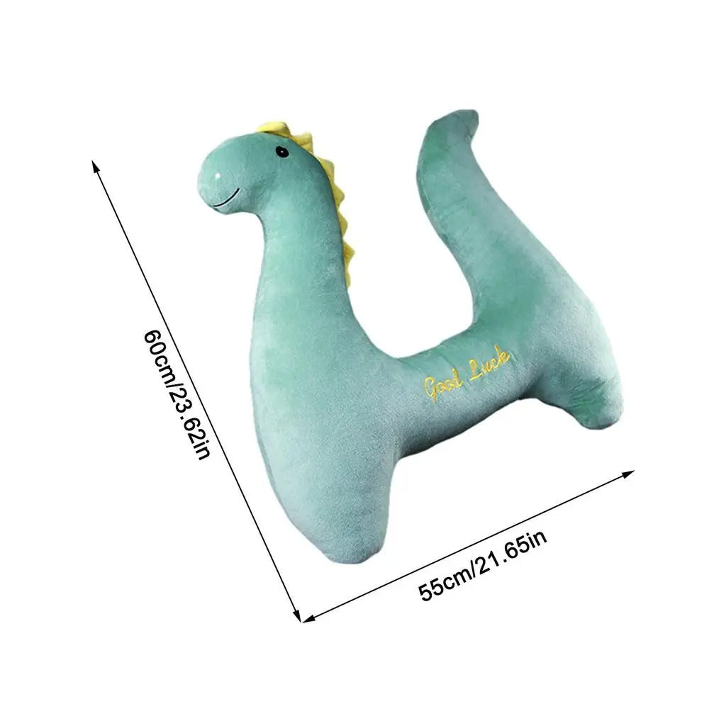 Pink Unicorn Kid and Adult Car Sleeping Neck Head Support H-Shape Travel Pillow Cushion, Car Seat Safety Neck Pillow for Child and Women - Delicate Leather