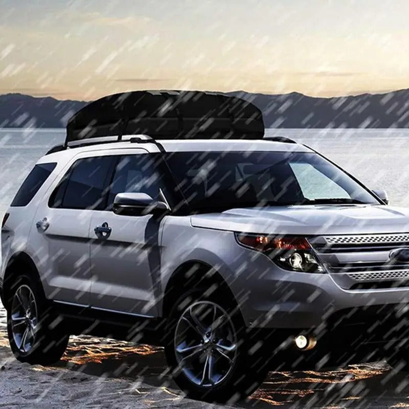 Car Roof Bag 600D Oxford Cloth Roof Rack Cargo Carrier - Delicate Leather