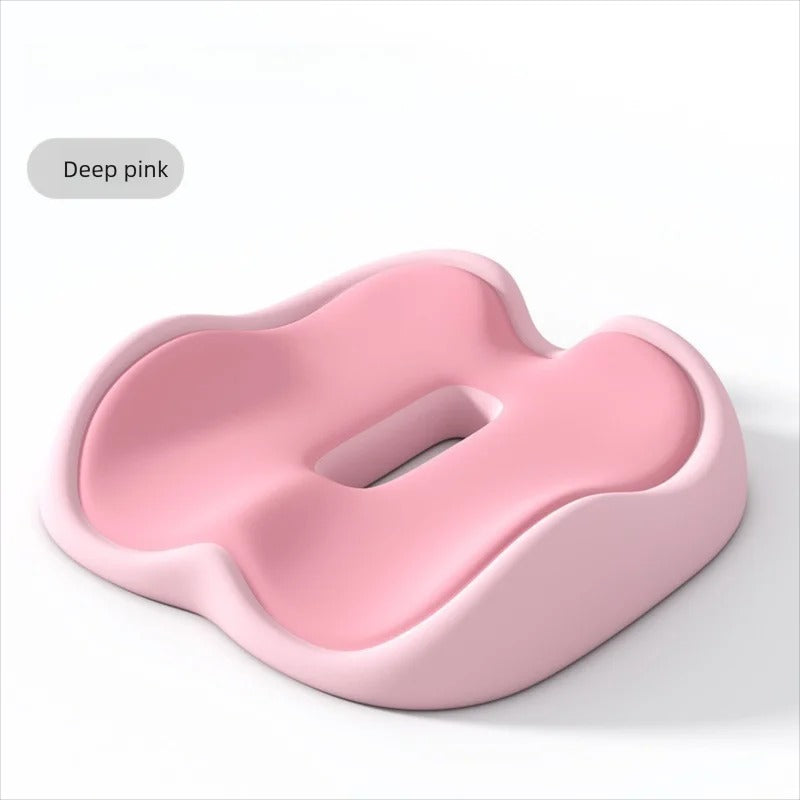 Memory Foam Seat Cushion – Non-Slip Chair Pad for Car, Office & Home - Delicate Leather
