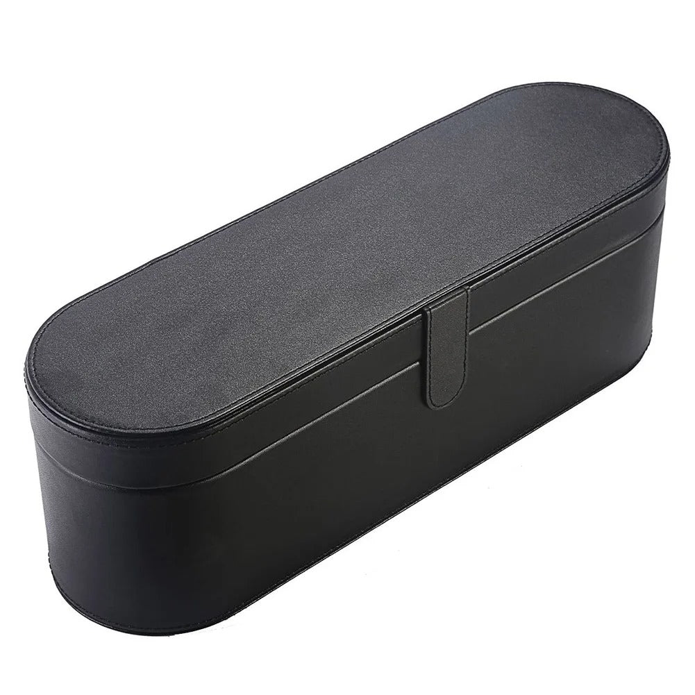 Portable PU Leather Hair Dryer Case – Hard Box Anti-Scratch Cover Pouch for Dyson Supersonic Home Storage - Delicate Leather