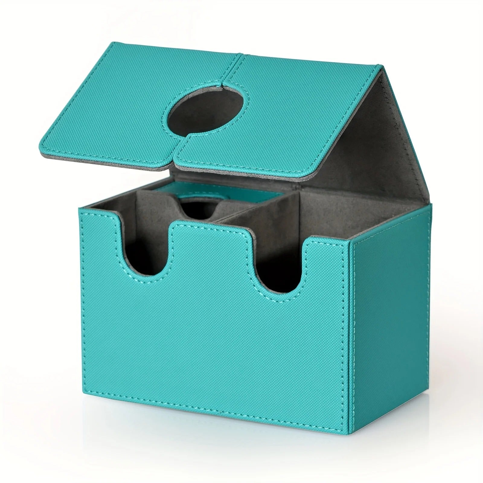 Card Deck Box Organizer Holder Storage for Commander MTG - Delicate Leather