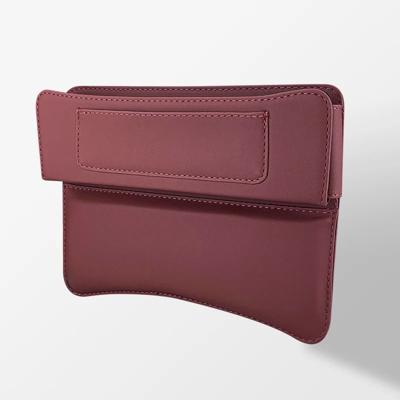 New Leather Car Seat Gap Organizer Console Crevice Filler Side Storage Box Car Interior Storage Pocket - Delicate Leather