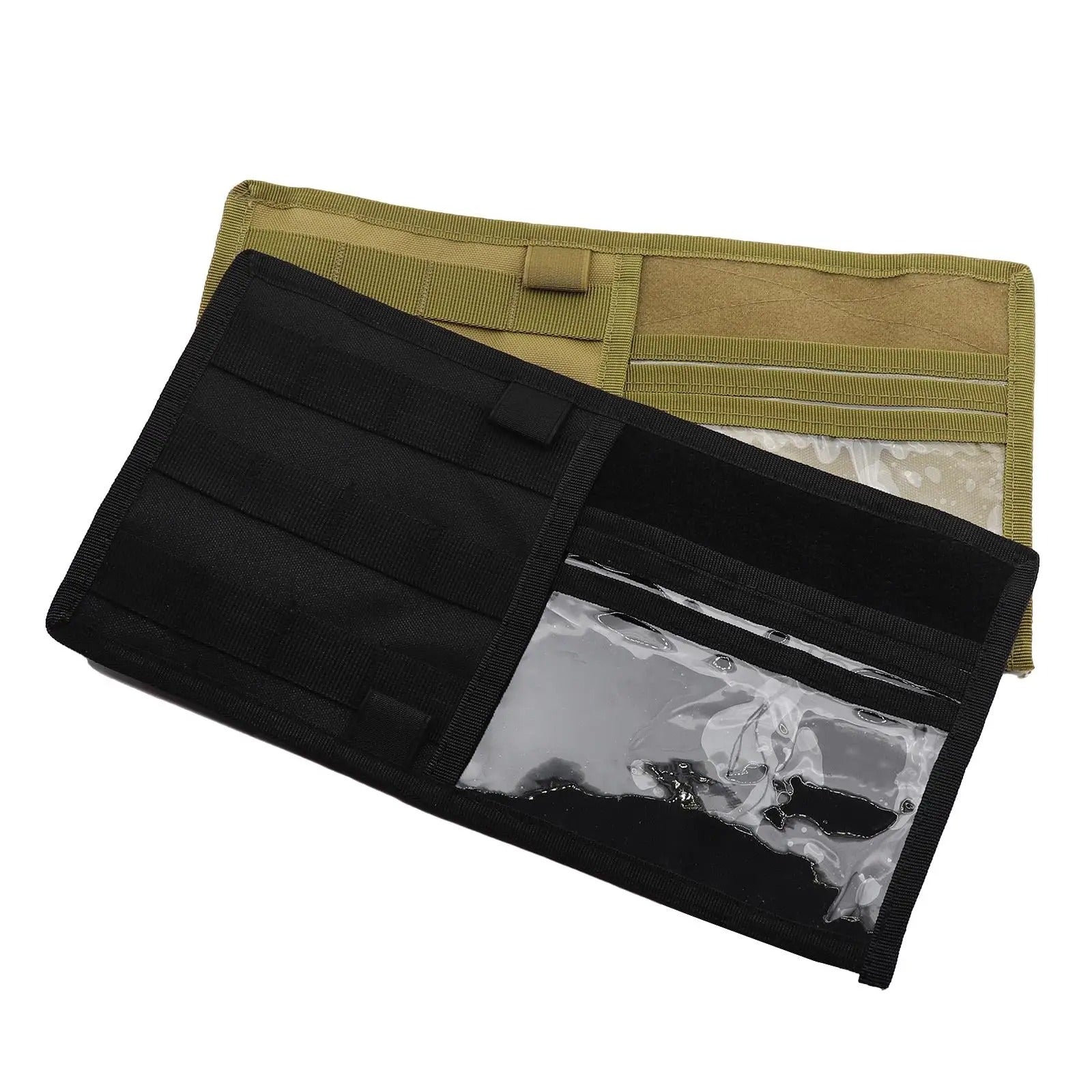 Car Sun Visor Panel Organizer - Multi-pocket CD Storage Pouch Holder - Delicate Leather