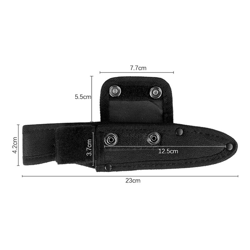 Chef Waterproof Oxford Sheath Holder, Knife Sheath Holster Belt Loop Case, Flashlight Case, Camp Outdoor Carry Fold Knife Cook Tool - Delicate Leather