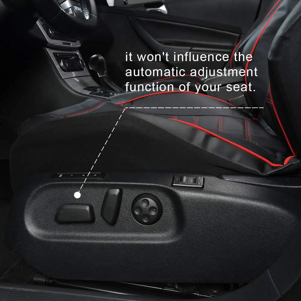 2-Pack Universal PU Leather High-Back Car Seat Covers – Front Bucket Style for Most Cars, SUVs, Trucks, and Vans - Delicate Leather