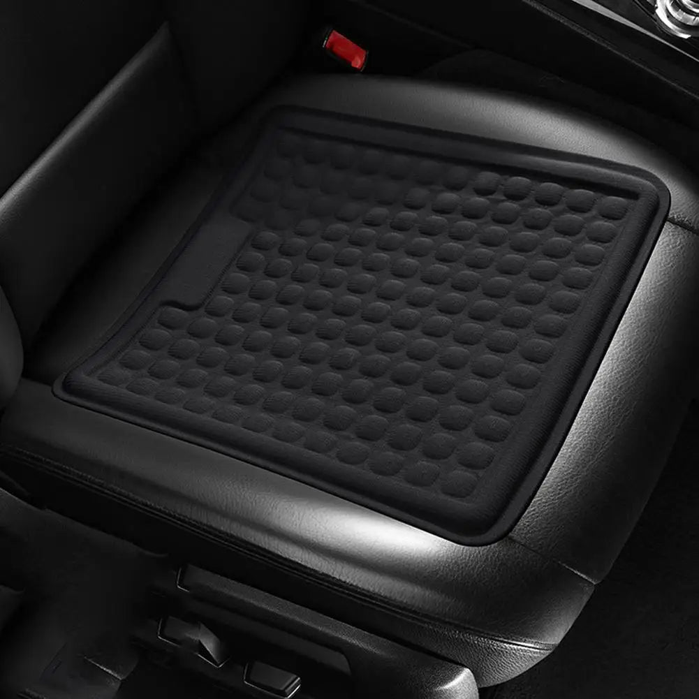 Gel Ice Seat Cushion – Breathable Convex Cooling Pad for Car, Truck, and Office Chairs - Delicate Leather