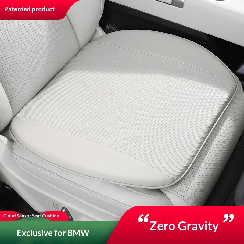 Breathable Car Seat Cushion – Universal Fit Seat Pad for Everyday Use - Delicate Leather