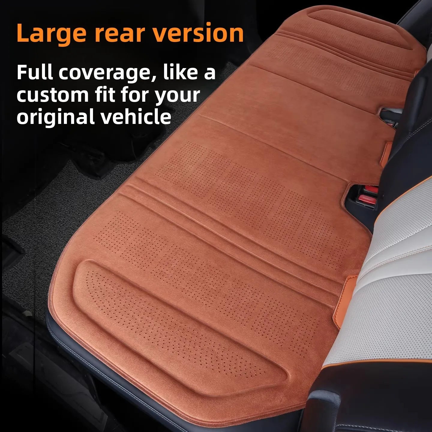 Suede Car Seat Cover – Breathable Ultra-Thin Seat Cushion Pad, Universal Fit - Delicate Leather