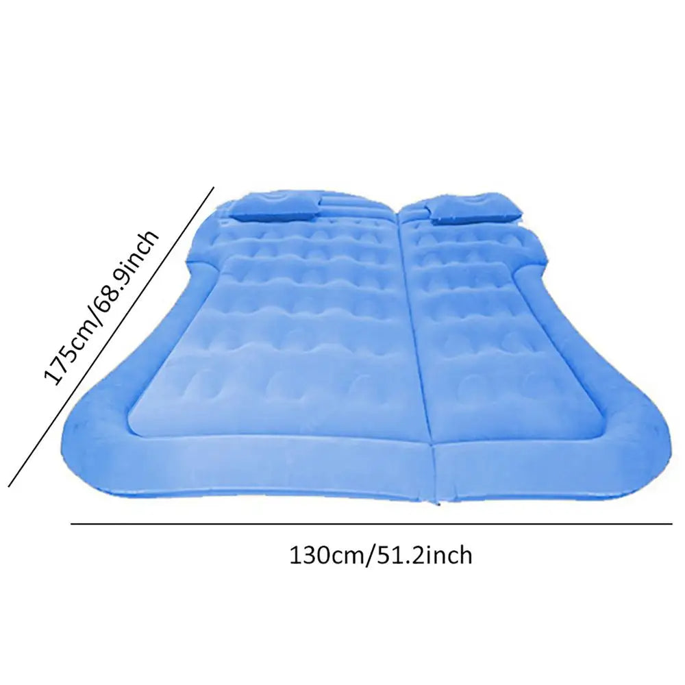 Car Inflatable Sofa Air Inflatable Travel Mattress Universal For Back Seat Multi Functional Sofa Pillow Outdoor Camping Mat - Delicate Leather