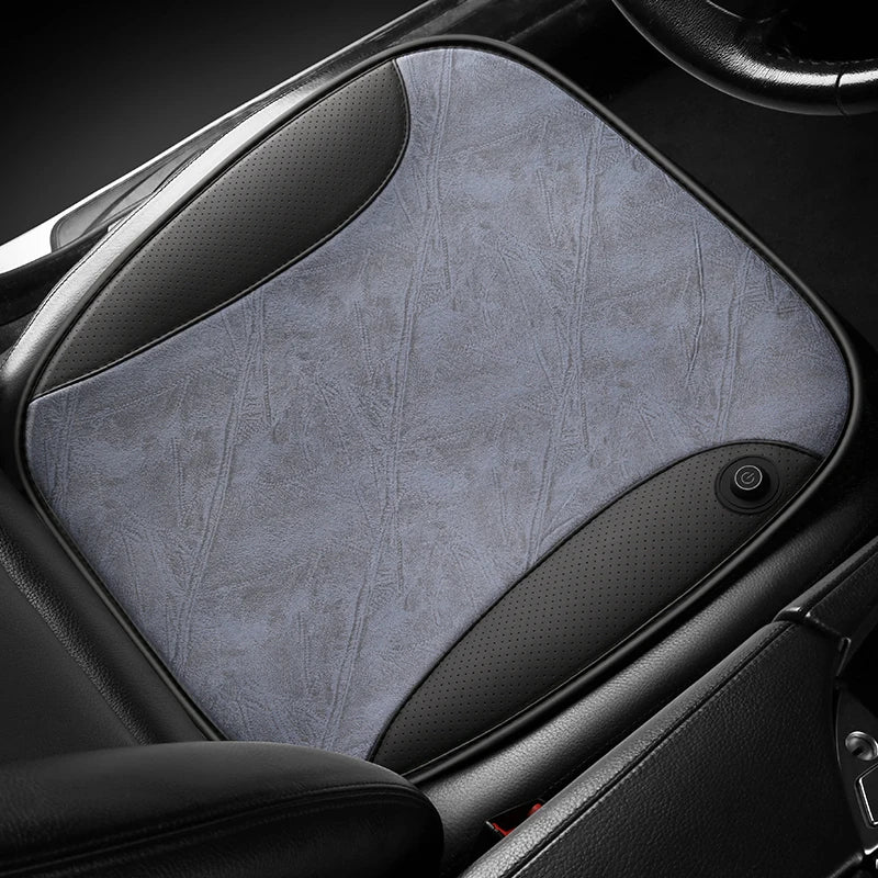 USB Car Heating Cushion – Small Plush Seat Pad for Winter Comfort, 5V Heating Pad - Delicate Leather