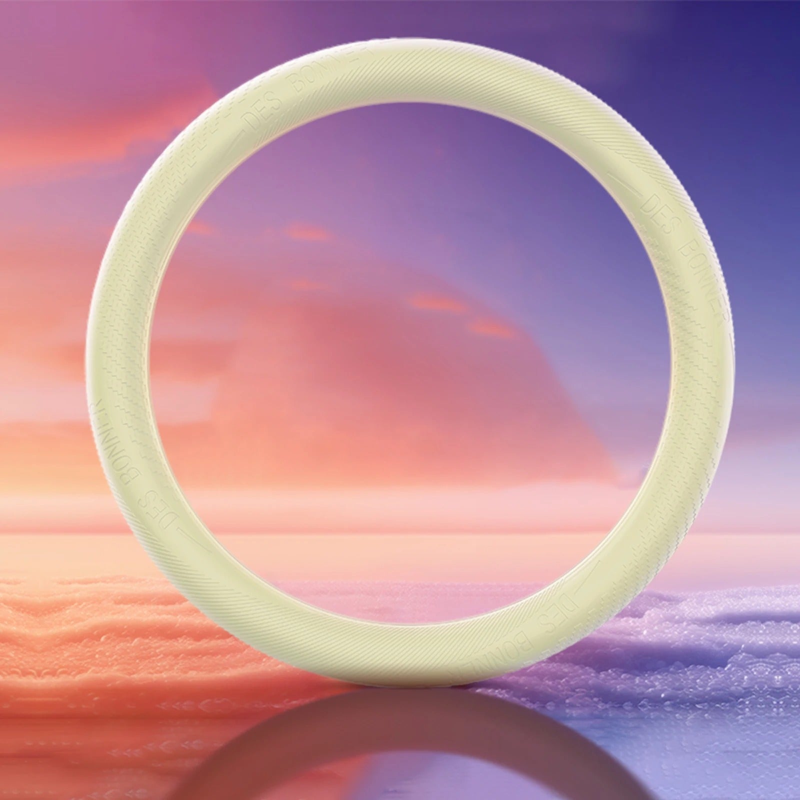 Silicone Steering Wheel Cover – Universal 38cm, Breathable & Non-Slip, Multi-Color - Delicate Leather