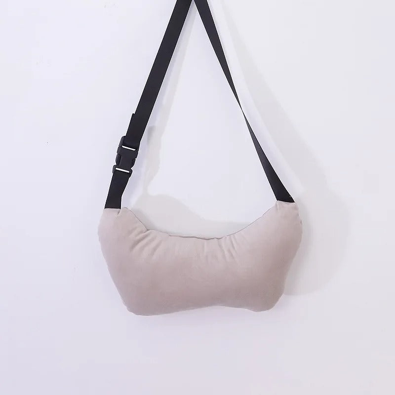 Cute Animal Pattern Kid Neck Head Support U-Shape Travel Pillow - Delicate Leather