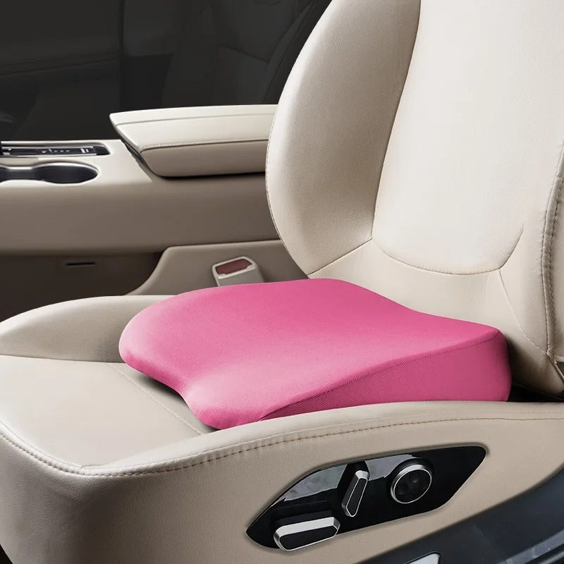 Thickened Car Seat Booster Cushion – Universal Single Driver Seat Pad for All Seasons - Delicate Leather