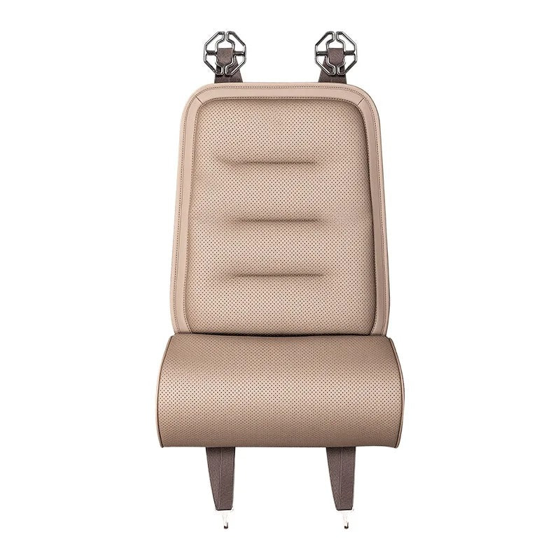 Universal Car Seat Cushion – Anti-Slip PU Leather Protective Mat, Integrated Thin Design for All Seasons - Delicate Leather