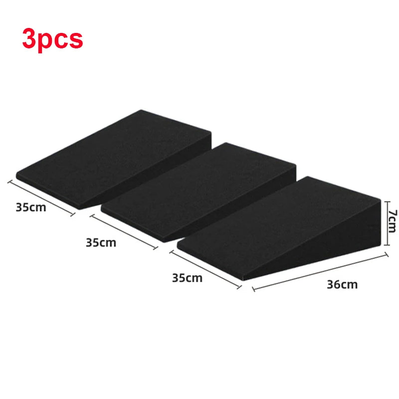 Car Seat Leveling Pad - Memory Foam Seat Cushion for Fatigue Relief and Height Increase - Rear Seat Flattening Pad - Delicate Leather