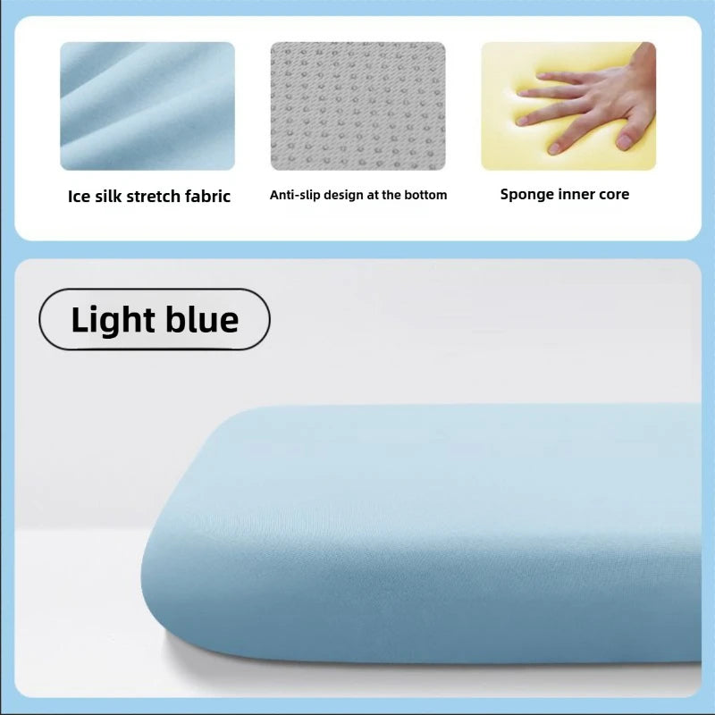 Ergonomic Slow Rebound Foam Seat Cushion – Supportive Pad for Car, Office & Student Seating - Delicate Leather