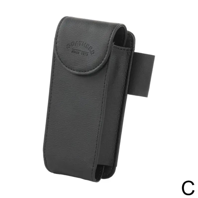 Car Sunglass Holder - PU Leather Sun Visor Glasses Case Organizer - Delicate Leather