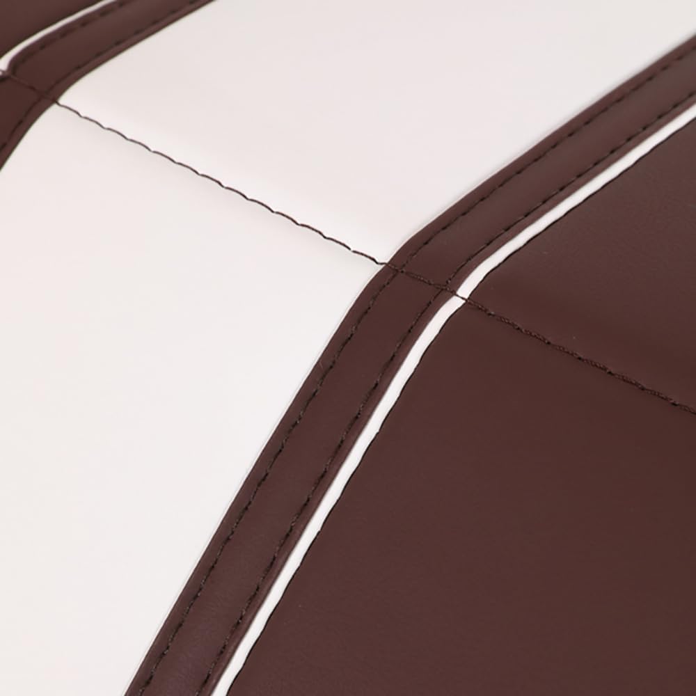 Premium PU Leather Car Back Seat Organizer - Spacious, Durable, and Space-Saving - Delicate Leather