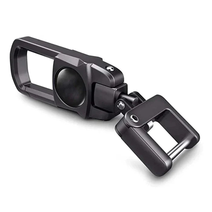 Metal Car Keychains Replacement with Logo, Custom fit for Car Key Chain, Key Chains for Women Keychain Accessories, Family Present, black - Delicate Leather