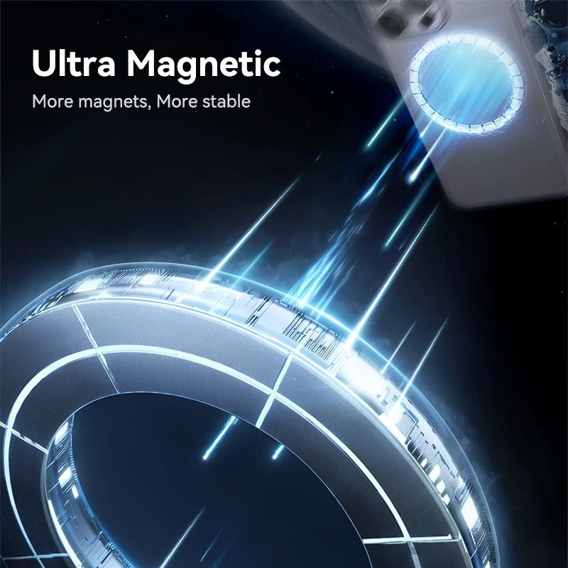 Magnetic Car Mount 24 Strong Magnet 360° Rotation Foldable Phone Holder for Car for iPhone 15, 14, 13, 12