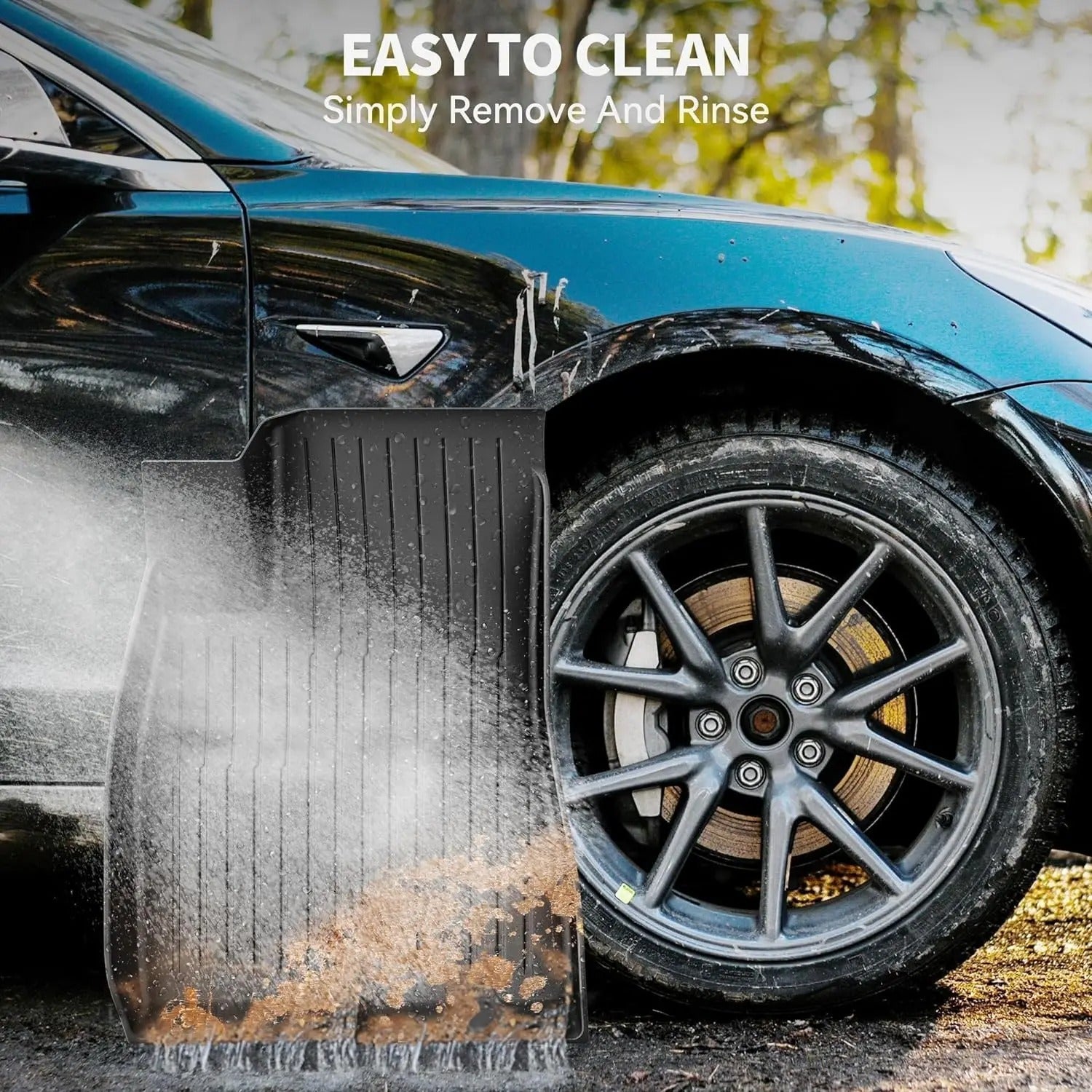 TPE Floor Mats & Cargo Liner for Tesla Model 3 Highland 2024–2025 – Waterproof, Anti-Slip, Left/Right-Hand Drive Compatible - Delicate Leather