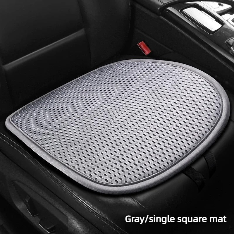 Breathable Memory Foam Car Seat Cushion – Universal All-Season Honeycomb Seat Pad - Delicate Leather