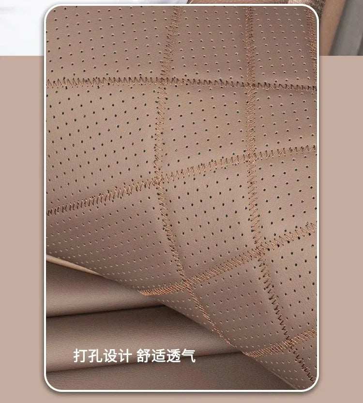 Car Leather Headrest Universal Car Seat Neck Pillow Rest Support Cushion Memory Foam Head Support Rest Protector Car Accessories - Delicate Leather