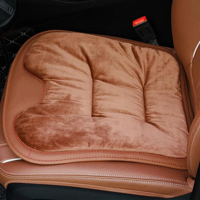 Flannel Car Seat Cover Front Rear Seats Cushion Protector Mat Pad Universal, Custom For Cars, Seat Cushion for Car - Delicate Leather