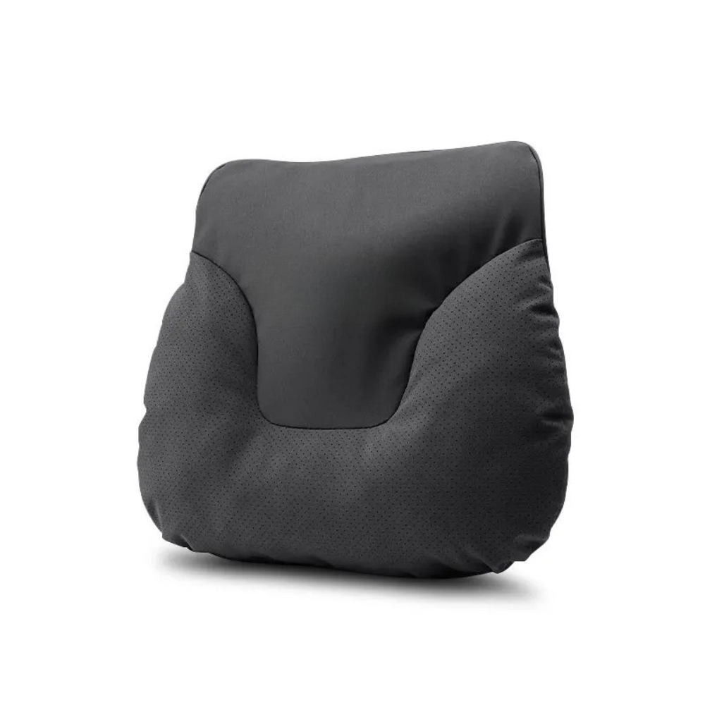 Car Seat Headrest and Lumbar Support Cushion for Car - Delicate Leather