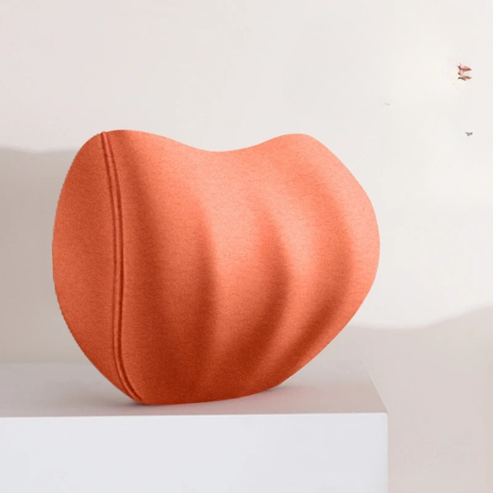 Memory Foam Car Neck Pillow – Headrest Cushion for Seat Support - Delicate Leather