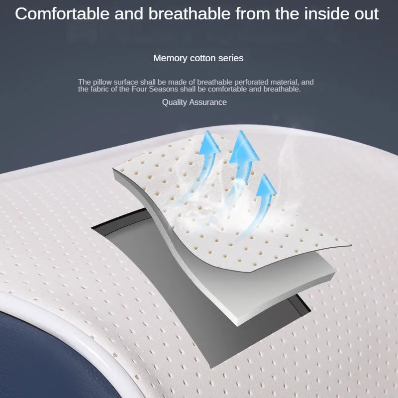 Universal Car Headrest and Lumbar Support Pillow – Memory Foam Neck & Waist Cushion for Car Interior - Delicate Leather