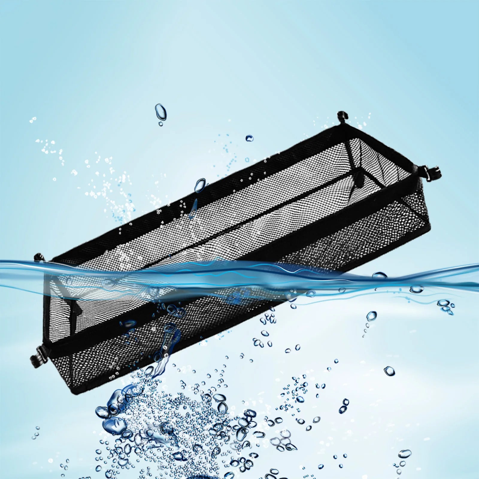 Outdoor Folding Net Bag: Picnic Under-Table Storage Hanging Pocket Organizer Mesh Bag for Desk, Box, and Tripod Rack during Camping and Outdoor Activities - Delicate Leather