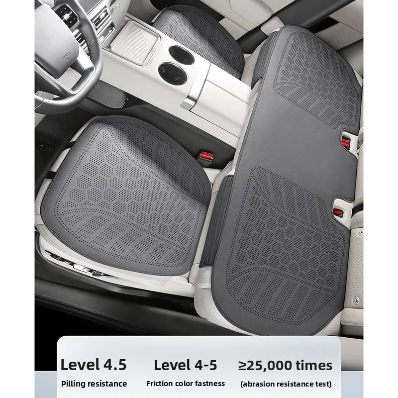 Ultra-Thin Suede Car Seat Cushion – Breathable Universal Seat Cover Pad for Vehicle Interior - Delicate Leather