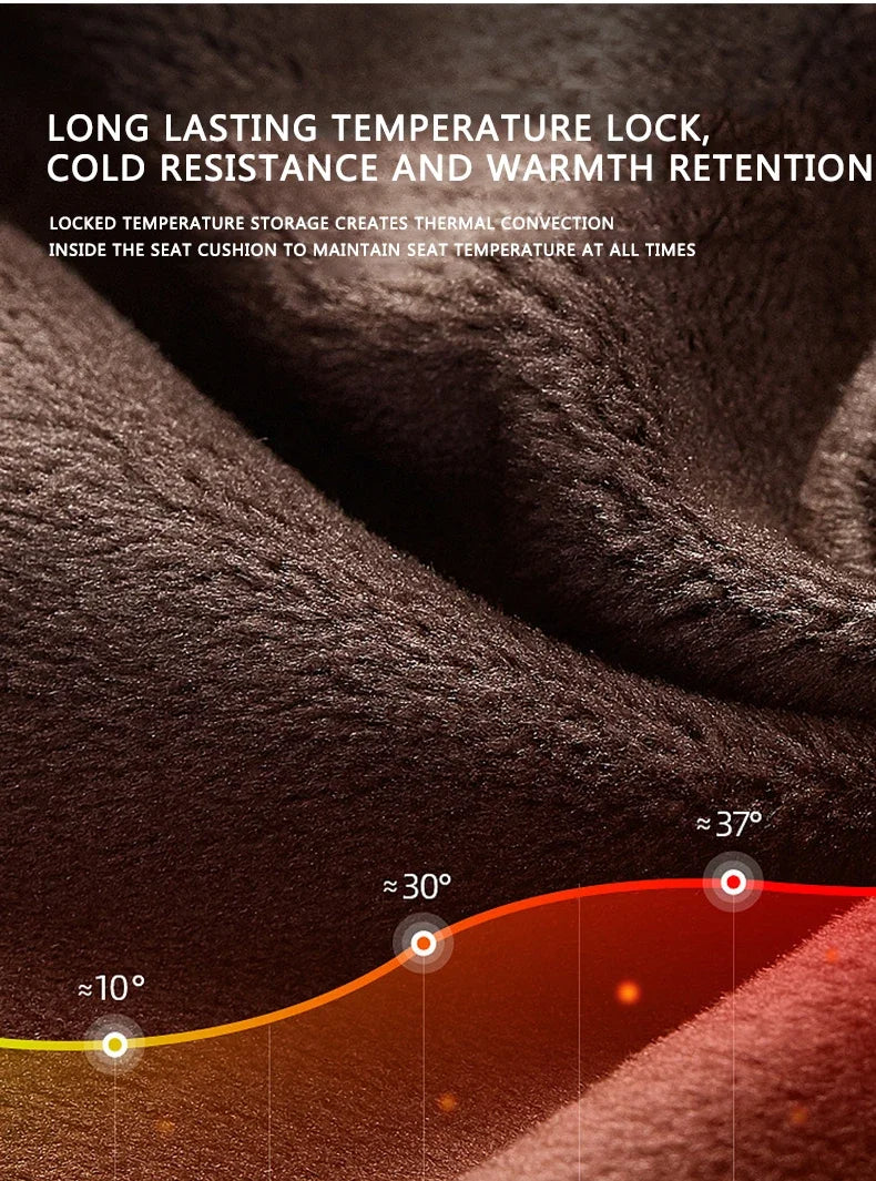 Flannel Car Seat Cover Front Rear Seats Cushion Protector Mat Pad Universal, Custom For Cars, Seat Cushion for Car - Delicate Leather