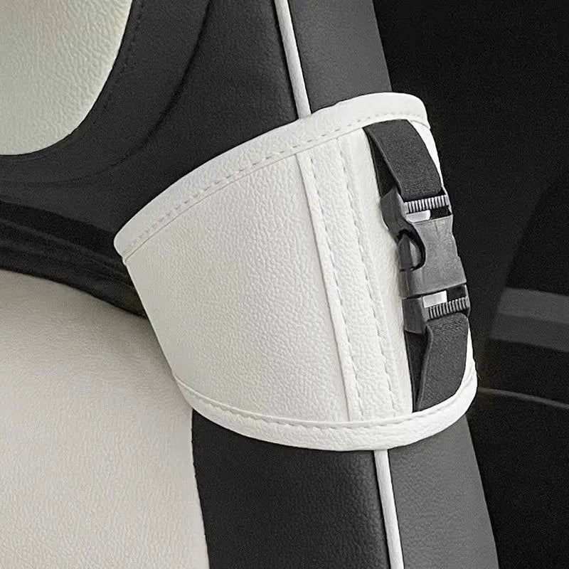 Car Seat Belt Fixer Extender – Universal Interior Seat Belt Adjustment Accessory - Delicate Leather