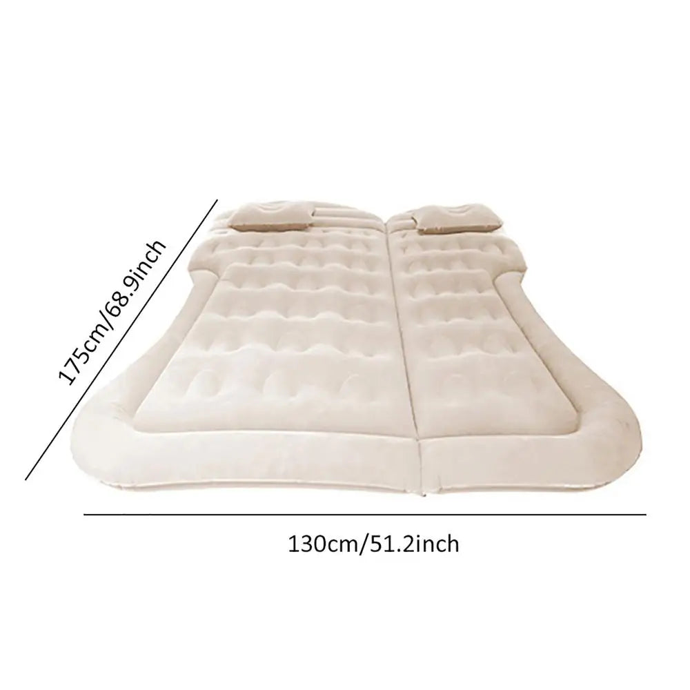Car Inflatable Sofa Air Inflatable Travel Mattress Universal For Back Seat Multi Functional Sofa Pillow Outdoor Camping Mat - Delicate Leather