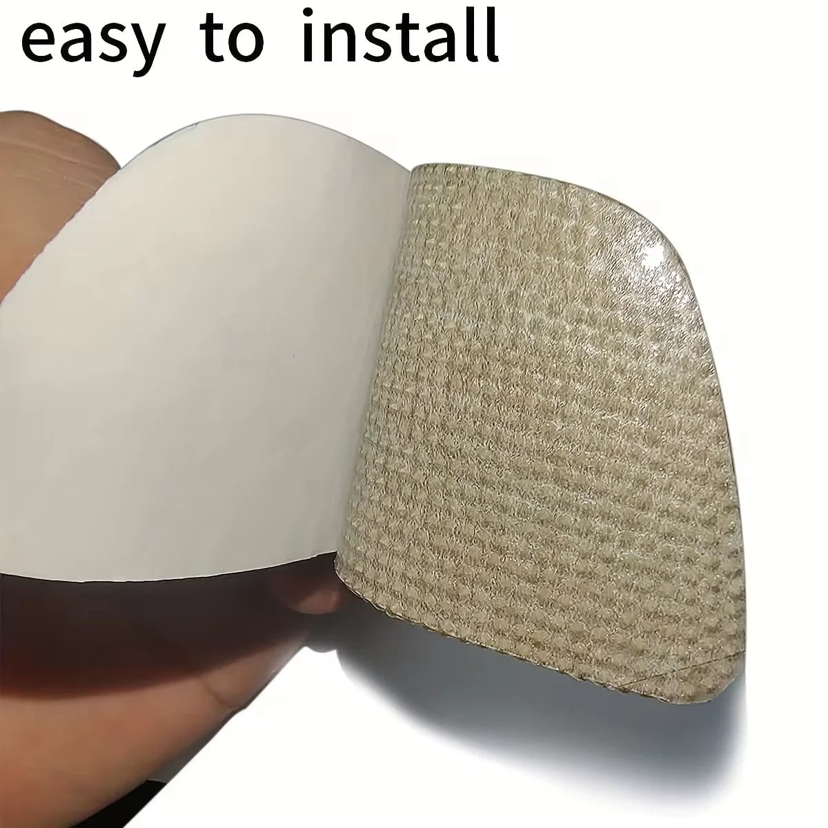 Shiny Crystal Car Door Sill Strip Sticker – Rhinestone Auto Door Frame Protector, Sparkling Decorative Sticker - Delicate Leather