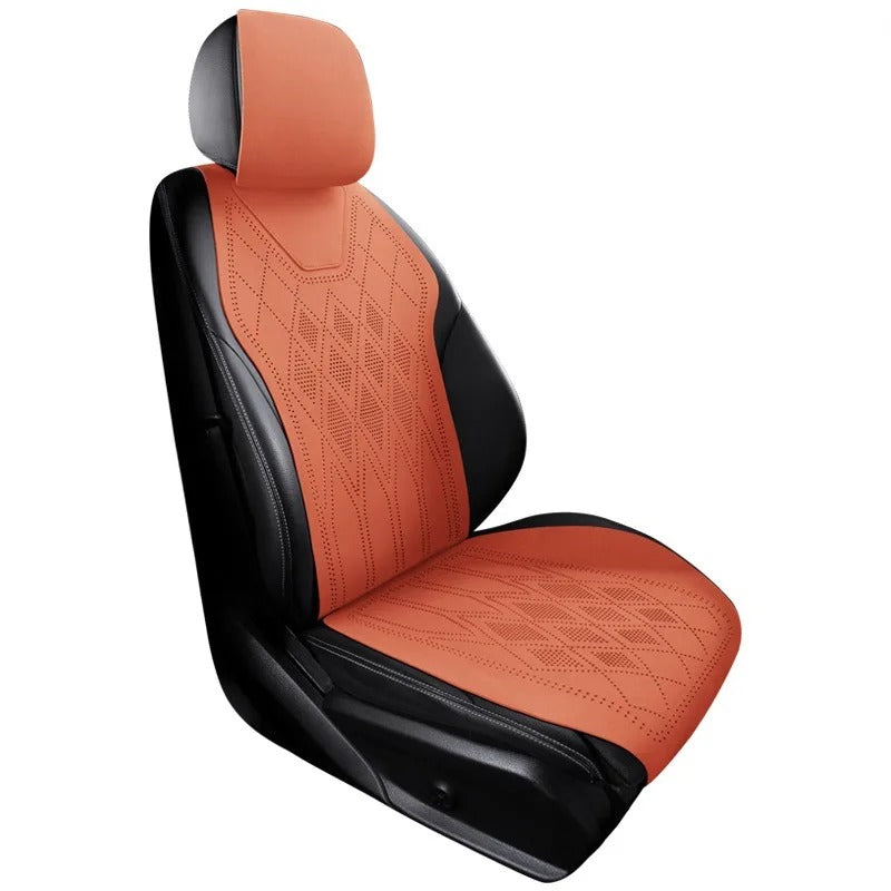 Luxury Suede Car Seat Covers – Universal Full Set Seat Protectors - Delicate Leather