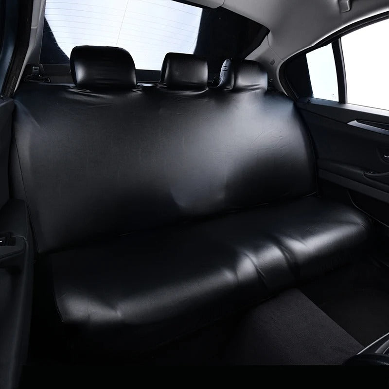 All-Season Universal PU Leather Car Seat Cover – Waterproof Full-Surround Elastic Seat Protector for Sedans, SUVs, and Trucks - Delicate Leather