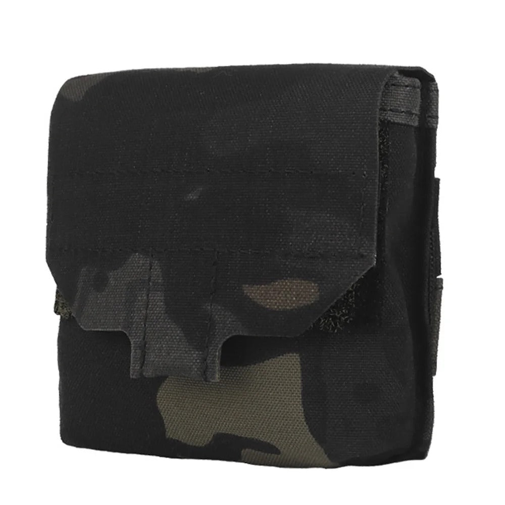 Tactical Hunting Molle Belt Waist Bag, Mini Sundries Bag Pouch, Hunting Airsoft Camping Multi-Purpose Storage Bags - Delicate Leather